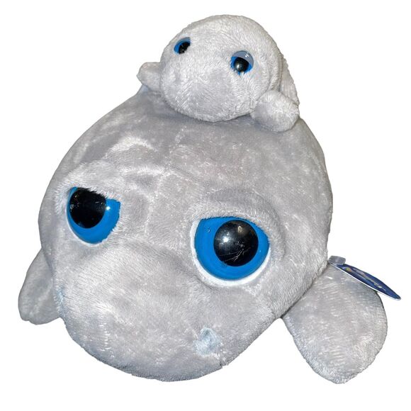 SeaWorld Plush Manatee Mom & Baby Calf Petting Zoo Nursery Souvenir Shower 17" - Picture 12 of 12